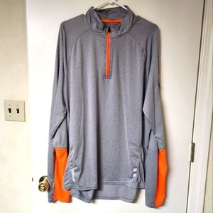 Fila Grey and Orange running shirt. XXL
